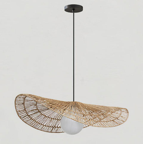 Bukolische Rattan Pendant Lamp – detail 19