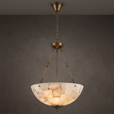 Burghley Alabaster Bowl Chandelier