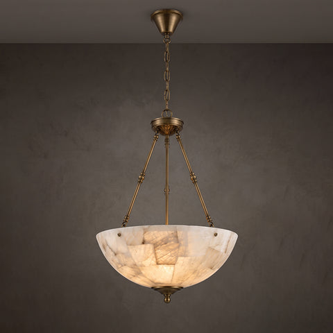 Burghley Alabaster Bowl Chandelier