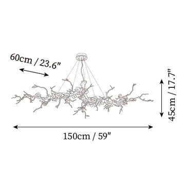 Palwa Chandelier — Dimensioentekeningen 2