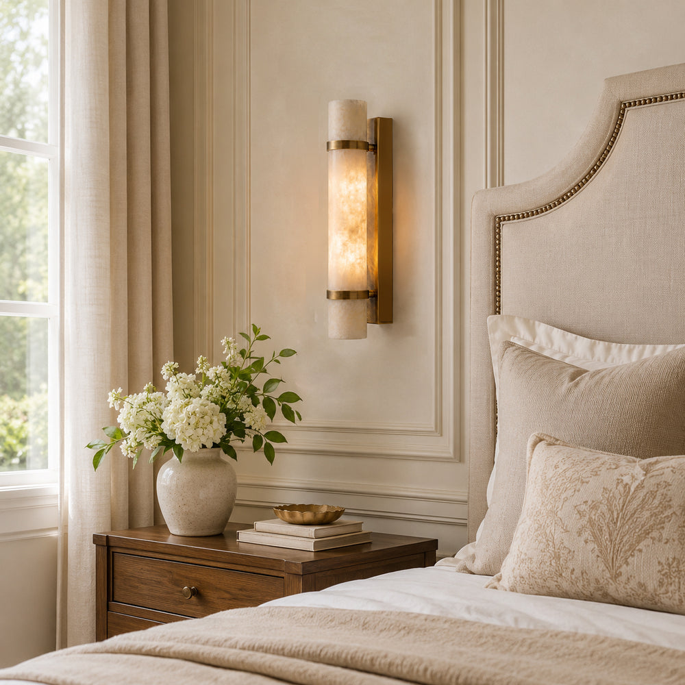 Callan Alabaster Wall Sconce – detail 2