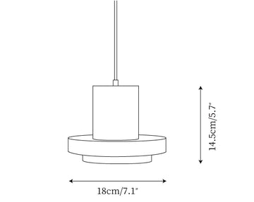 Calm Pendant Lamp — Dimension drawings 1