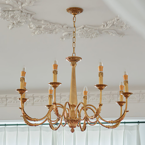 Candle Brass Chandelier – detail 14