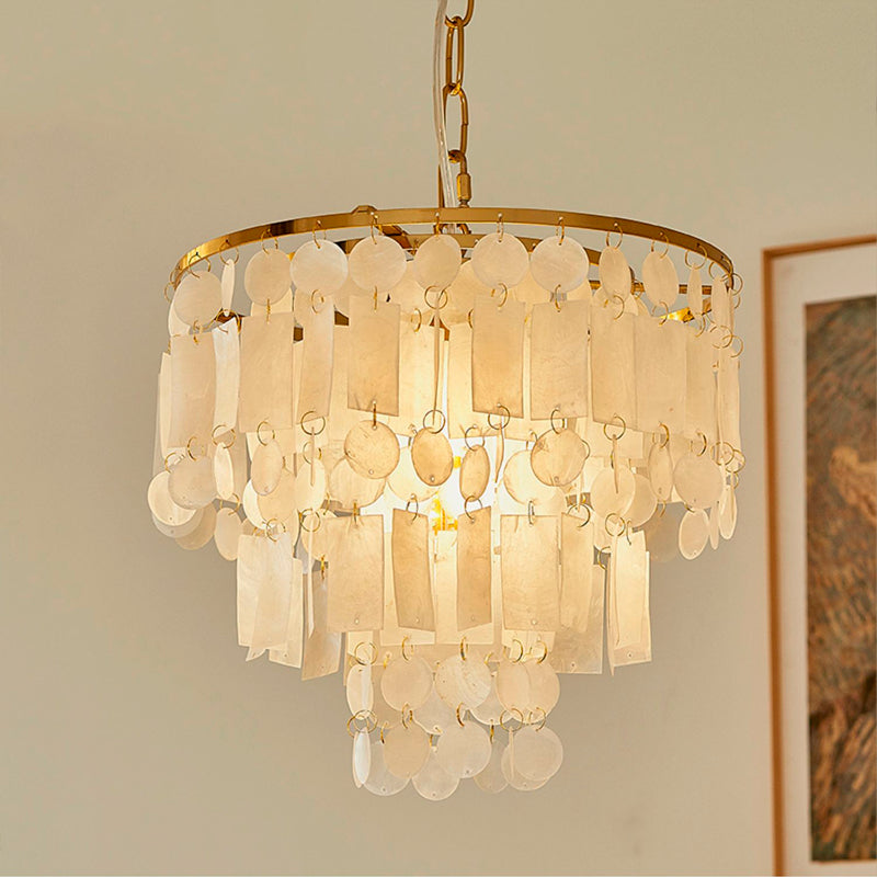 Capiz Shell Chandelier – detail 2