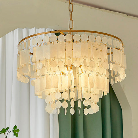Capiz Shell Chandelier – detail 9