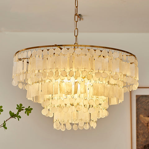 Capiz Shell Chandelier – detail 11
