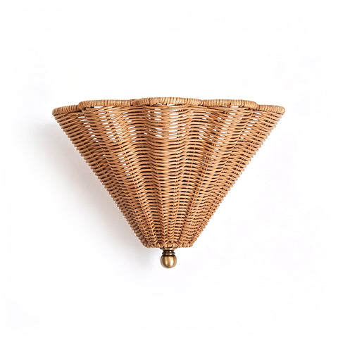 Captiva Rattan Wall Sconce – detail 9