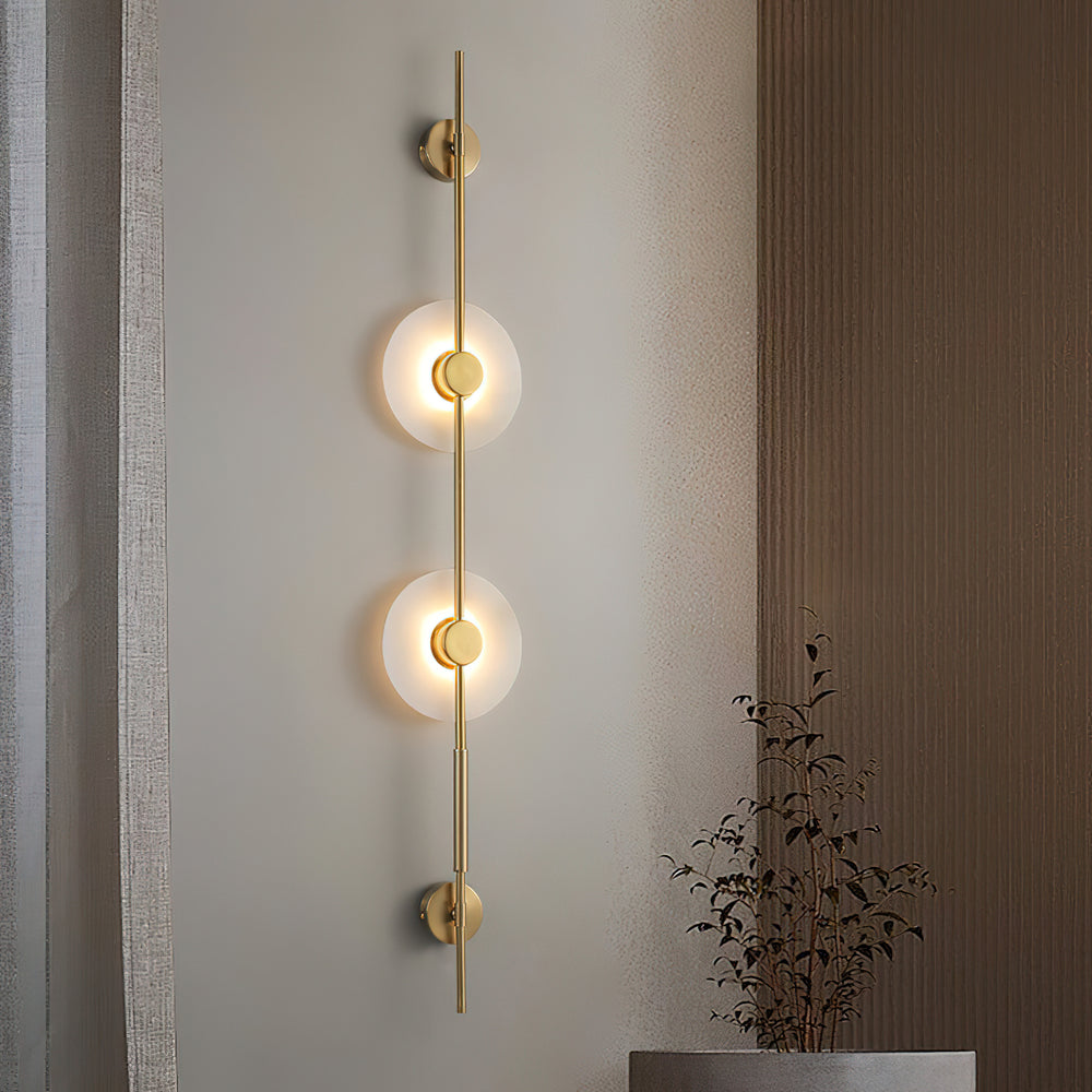 Carlyle Vertical Alabaster Wall Lamp – detail 2