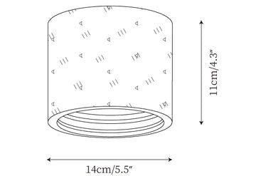 Carso Ceiling Lamp — Dimension drawings 1