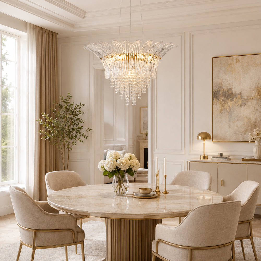 Chamonix Glass Chandelier – detail 2