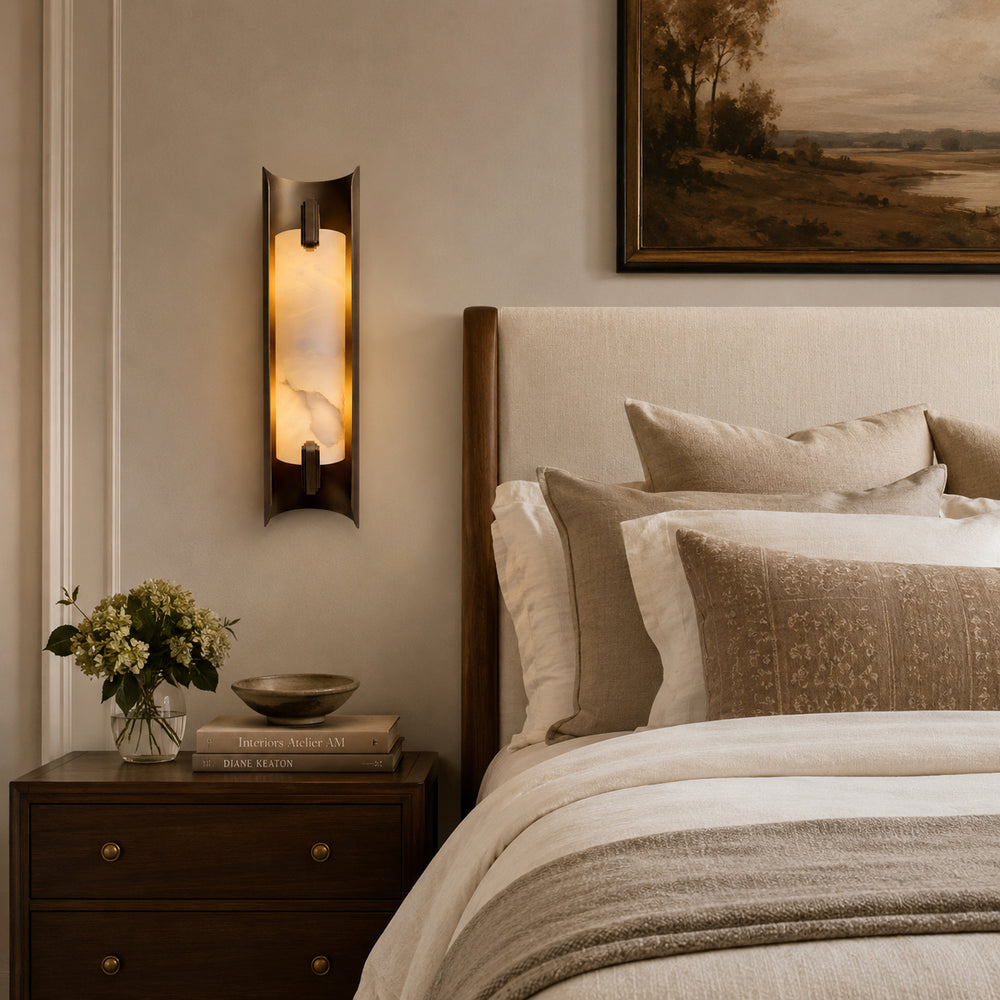 Ravello Alabaster Wall Sconce – detail 2
