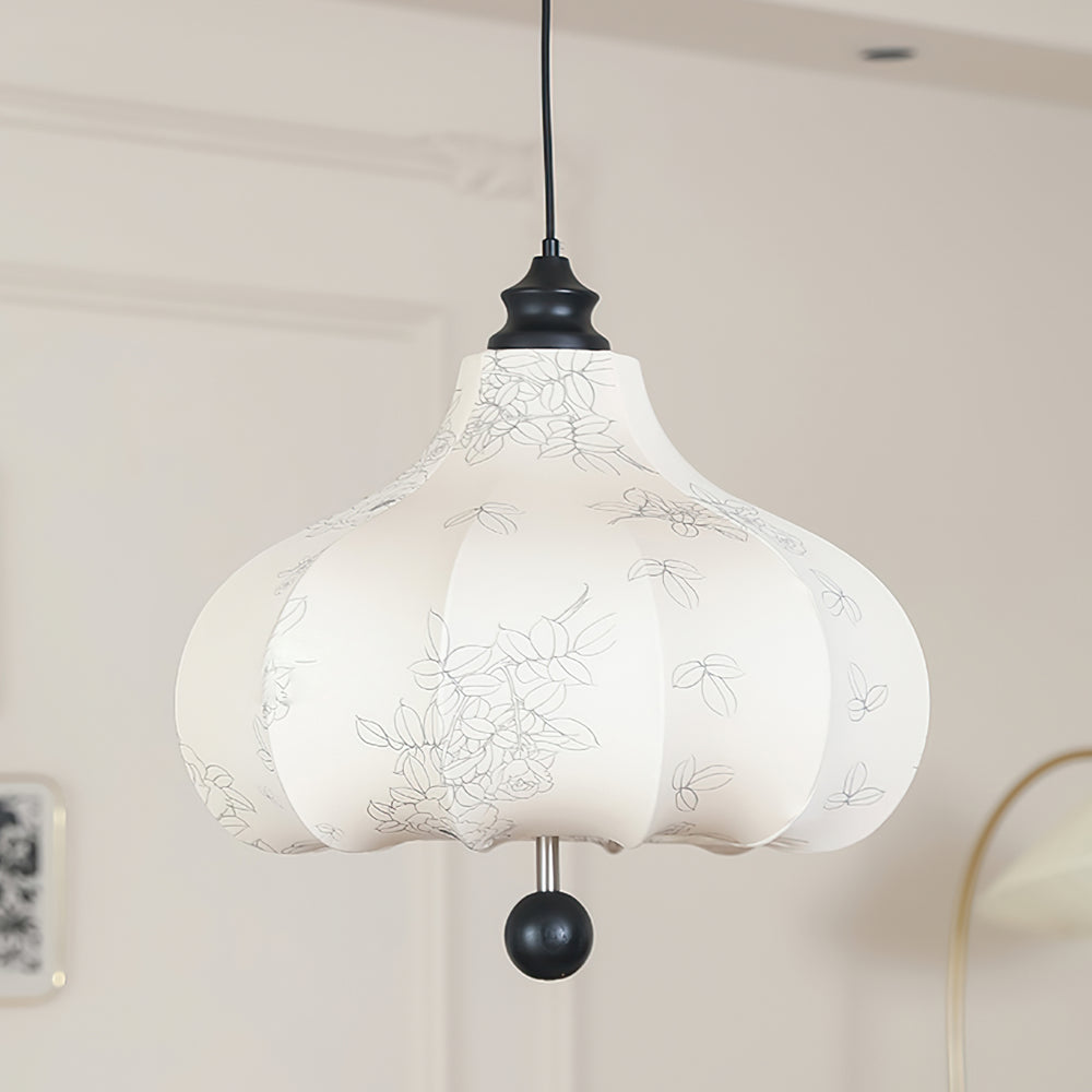Chestnut Fabric Pendant Lamp – detail 2