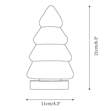 Lampe de Table White Tree — Plans de dimensions 1
