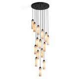 Lustre Combiné Cirio en Albâtre
