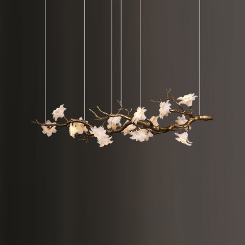 Clarisse Flower Linear Chandelier – detail 16