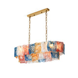 Lampadario Celeste Long