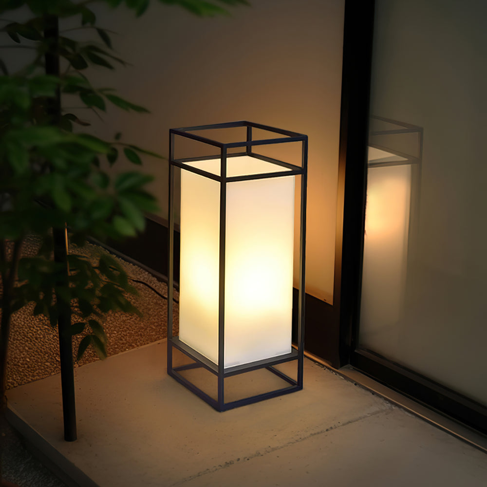 Cleo Lantern Outdoor Table Lamp – detail 2
