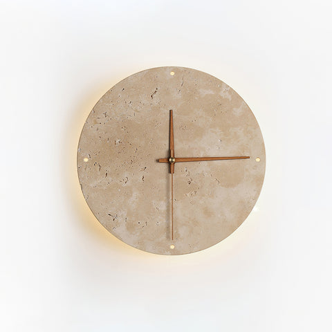 Clock Travertine Wall Lamp – detail 9