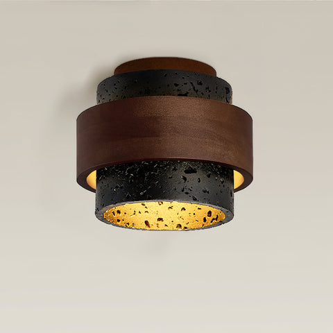 Cole Travertine Ceiling Light – detail 7