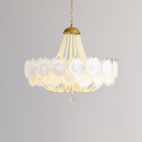 Colette Pearl Disc Chandelier – detail 38
