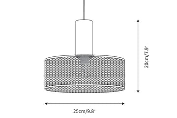 Lampada a Sospensione Concrete Industry — Dimension drawings 6