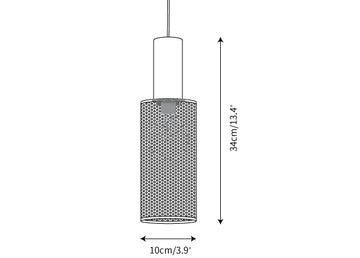 Lampada a Sospensione Concrete Industry — Dimension drawings 2