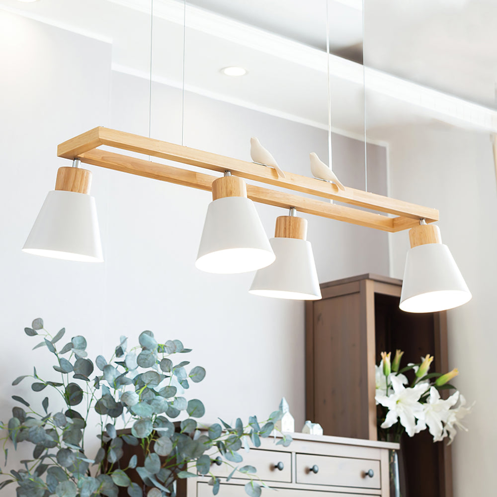 Cone Wood Chandelier – detail 2
