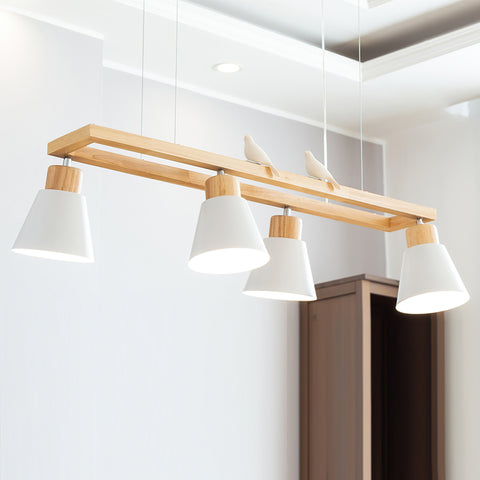Cone Wood Chandelier – detail 9
