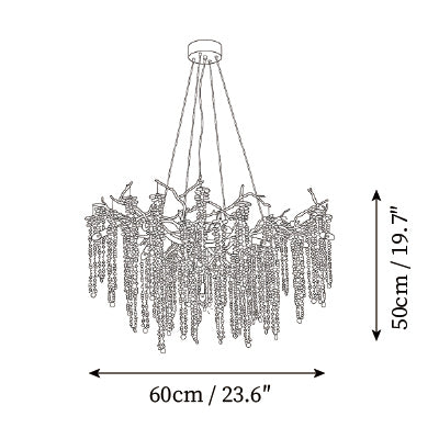 ∅ 23.6″ x H 19.7″