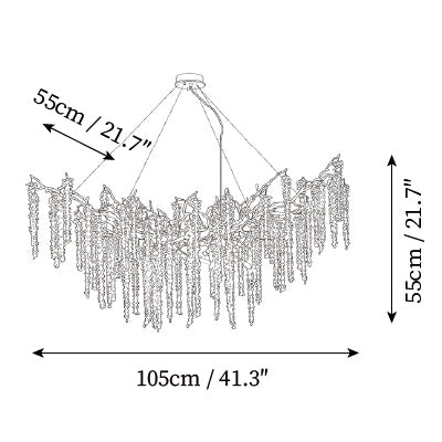 L 39.4″ x W 21.7″ x H 21.7″