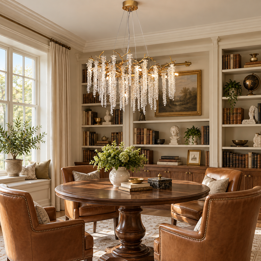 Courchevel Crystal Ring Chandelier – detail 2