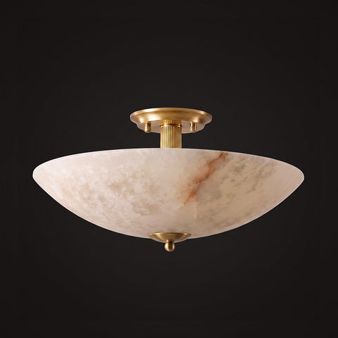 Covet Alabaster Flush Mount Ceiling Light – detail 13