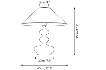 Crigler Table Lamp — Dimension drawings 1