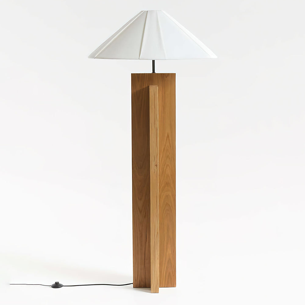 Crossbase Wood Floor Lamp – detail 2