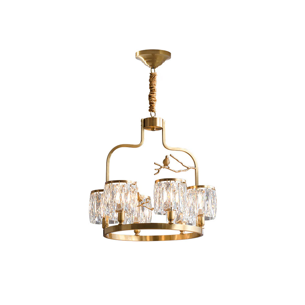 Crystal Bird Chandelier