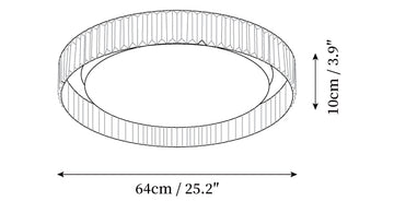 Curzon Ceiling Lamp — Dimension drawings 1