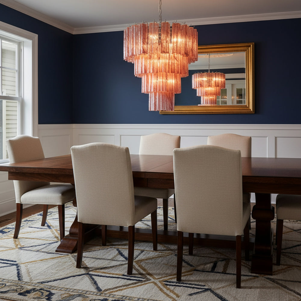 Kieran Glass Tube Chandelier – detail 2