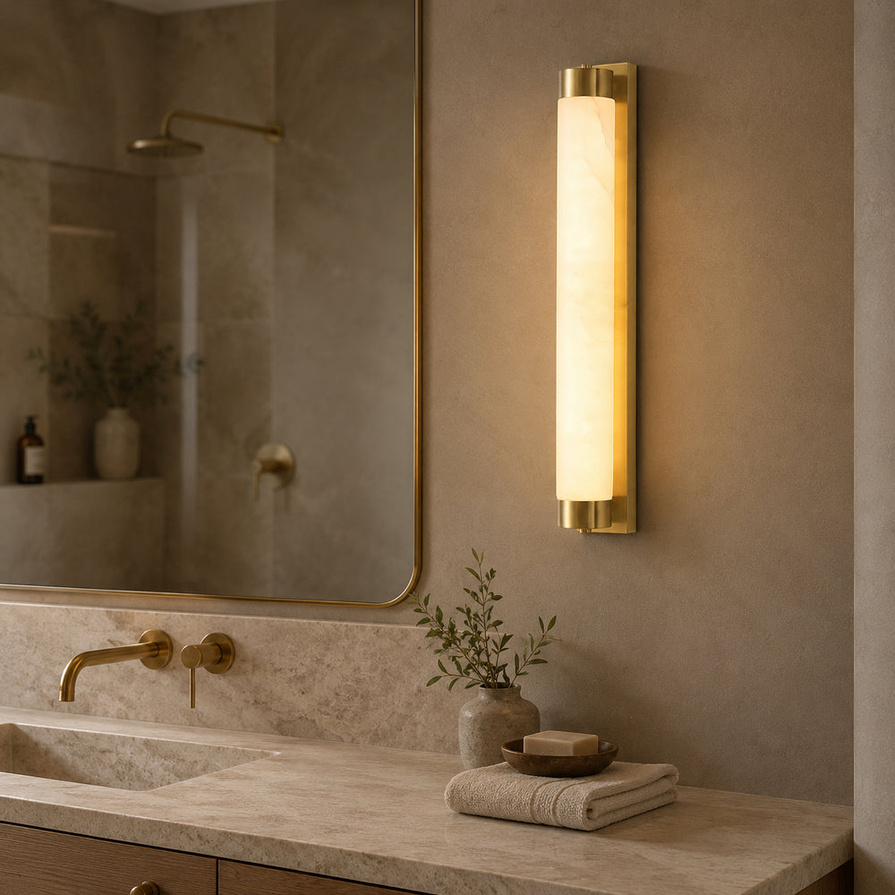 Langham Alabaster Wall Sconce – detail 2
