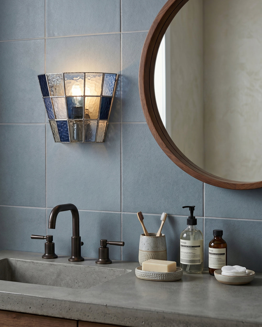Zola Glass Sconce – detail 2