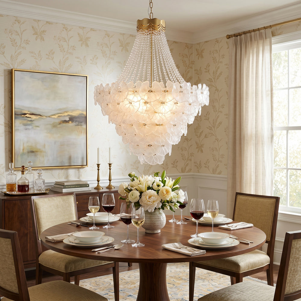 Corinthian Glass Chandelier – detail 2