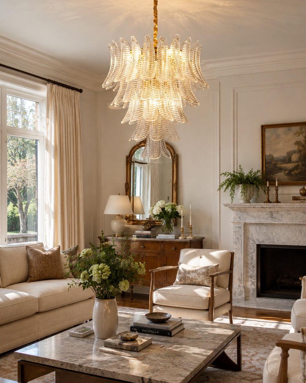 Isolde Glass Chandelier – detail 2