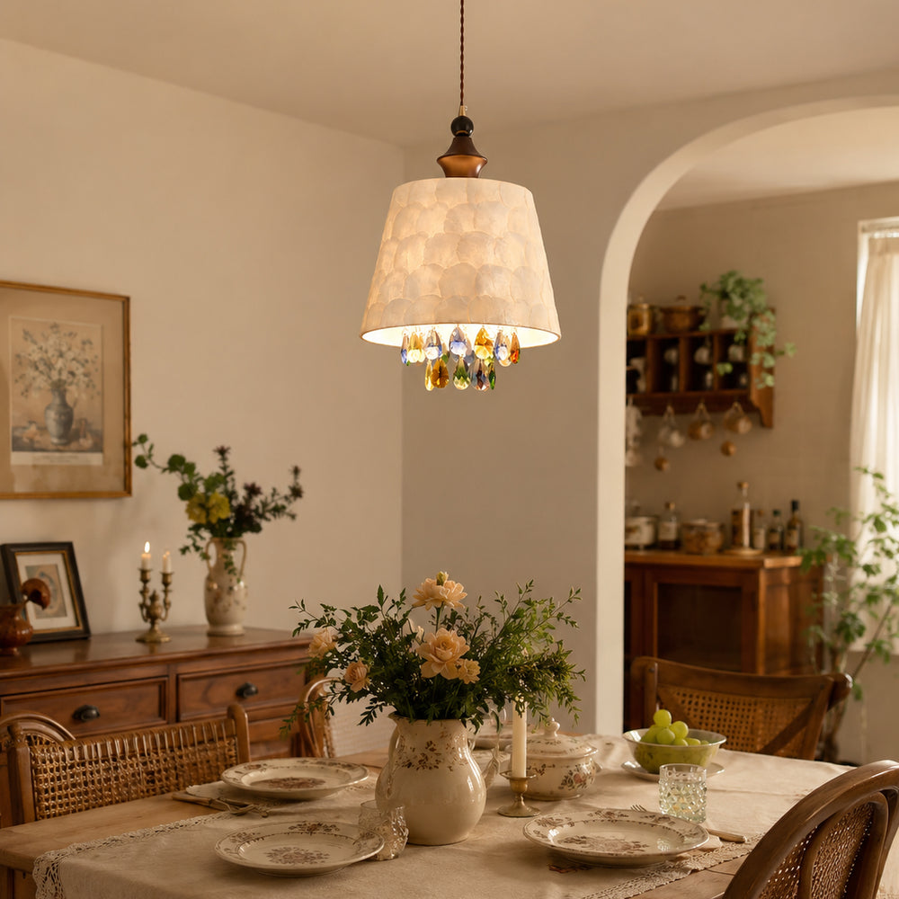Avery Capiz Pendant Lamp – detail 2