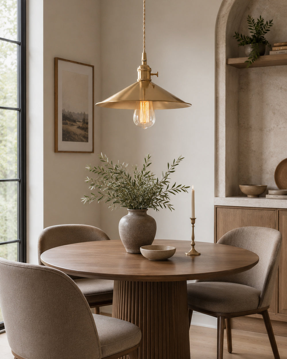 Alberta Brass Pendant Light – detail 2