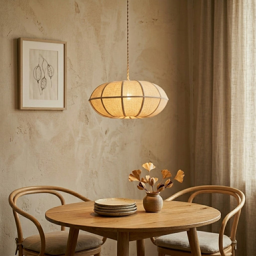 Montecito Fabric Pendant Light – detail 2