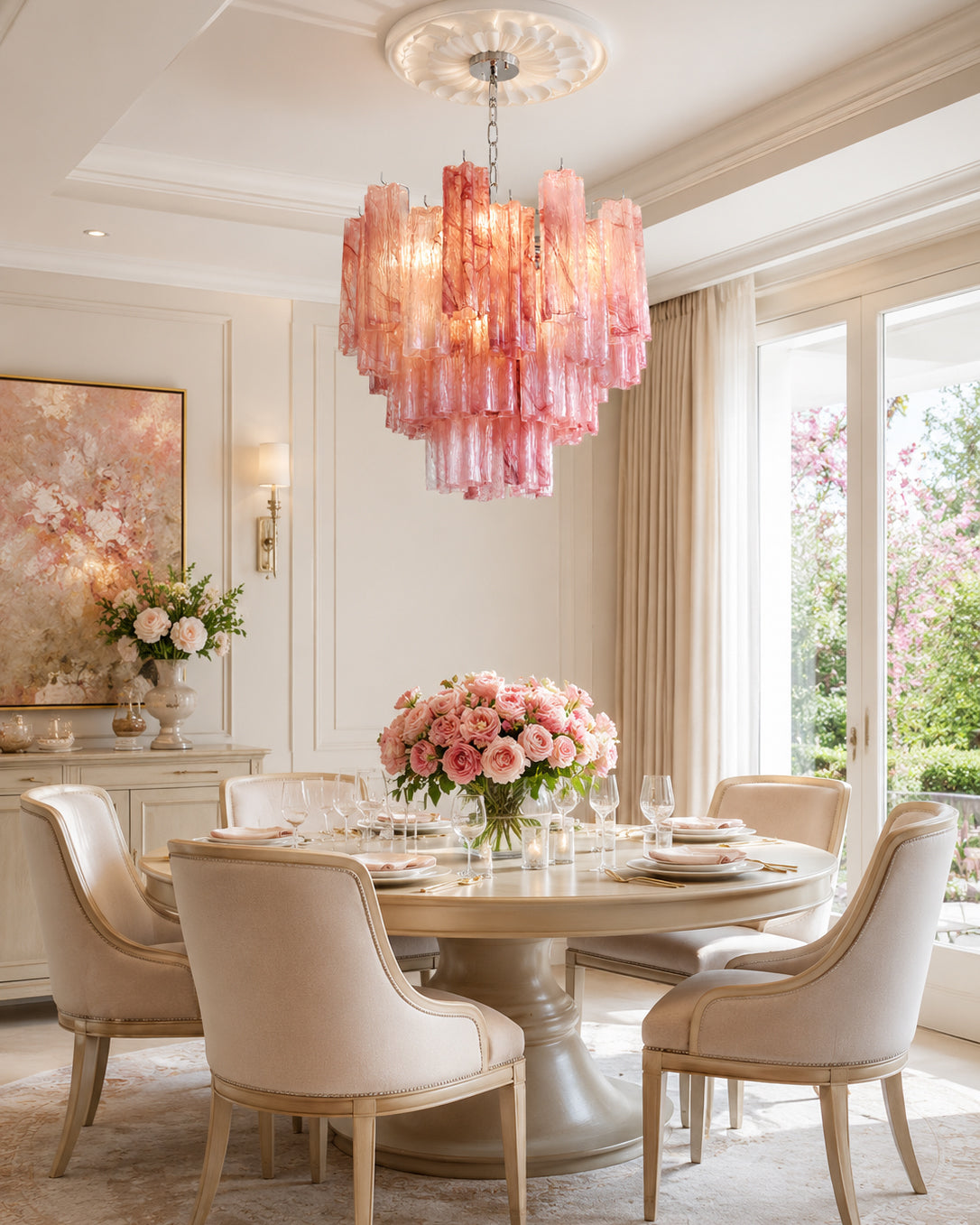 Gabriella Tiered Glass Chandelier