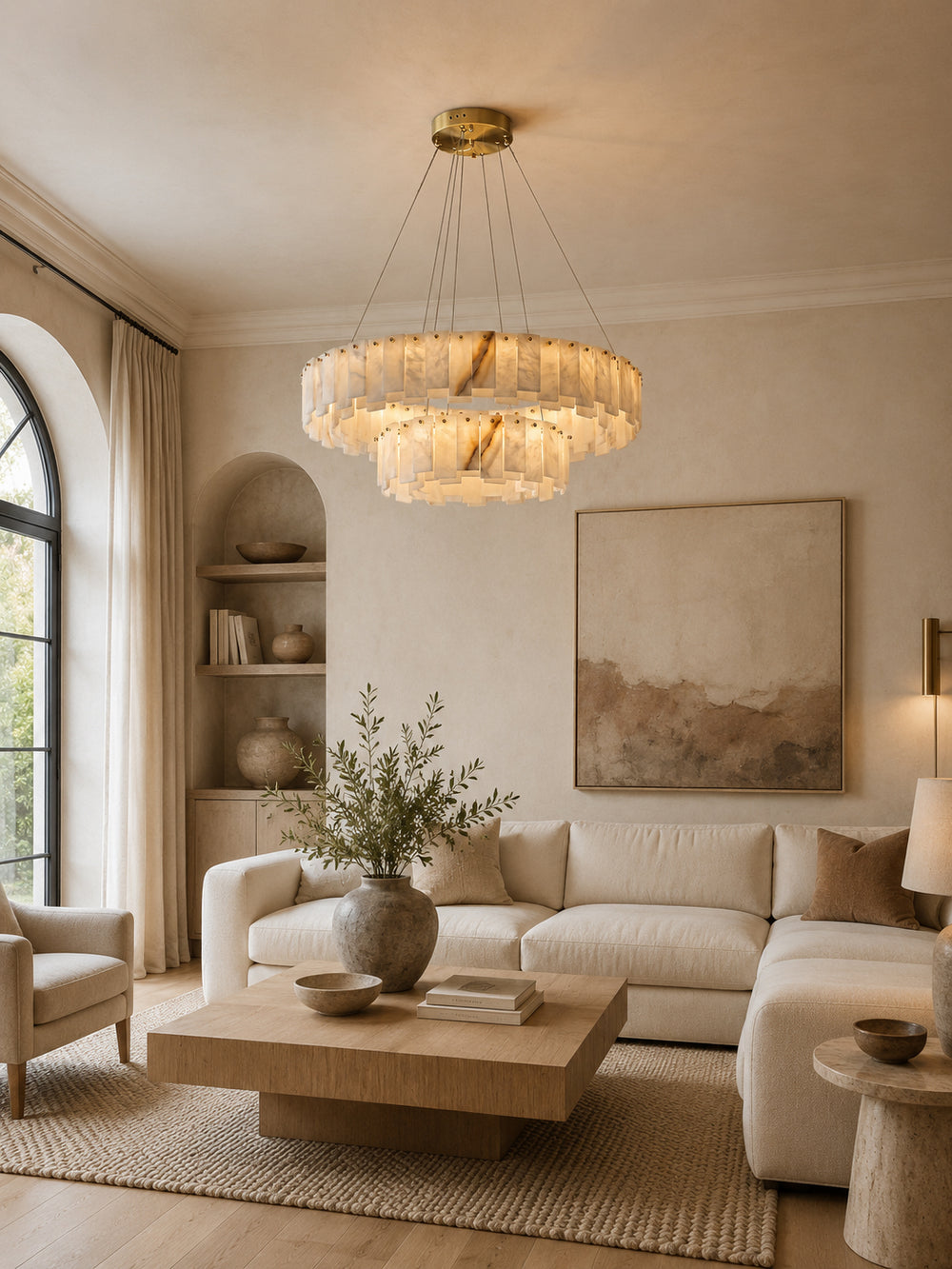 Orsay Alabaster Chandelier – detail 2