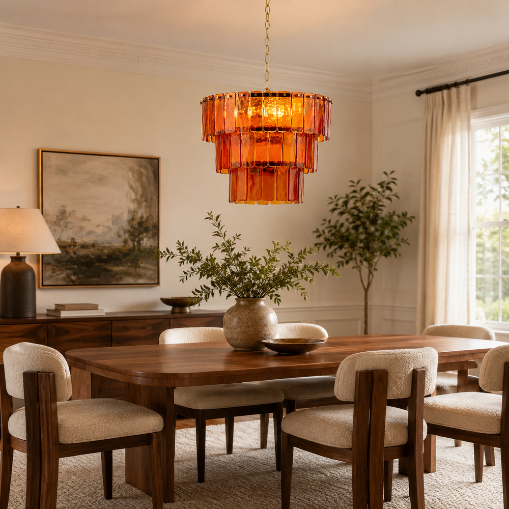 Moreland Glass Chandelier – detail 2