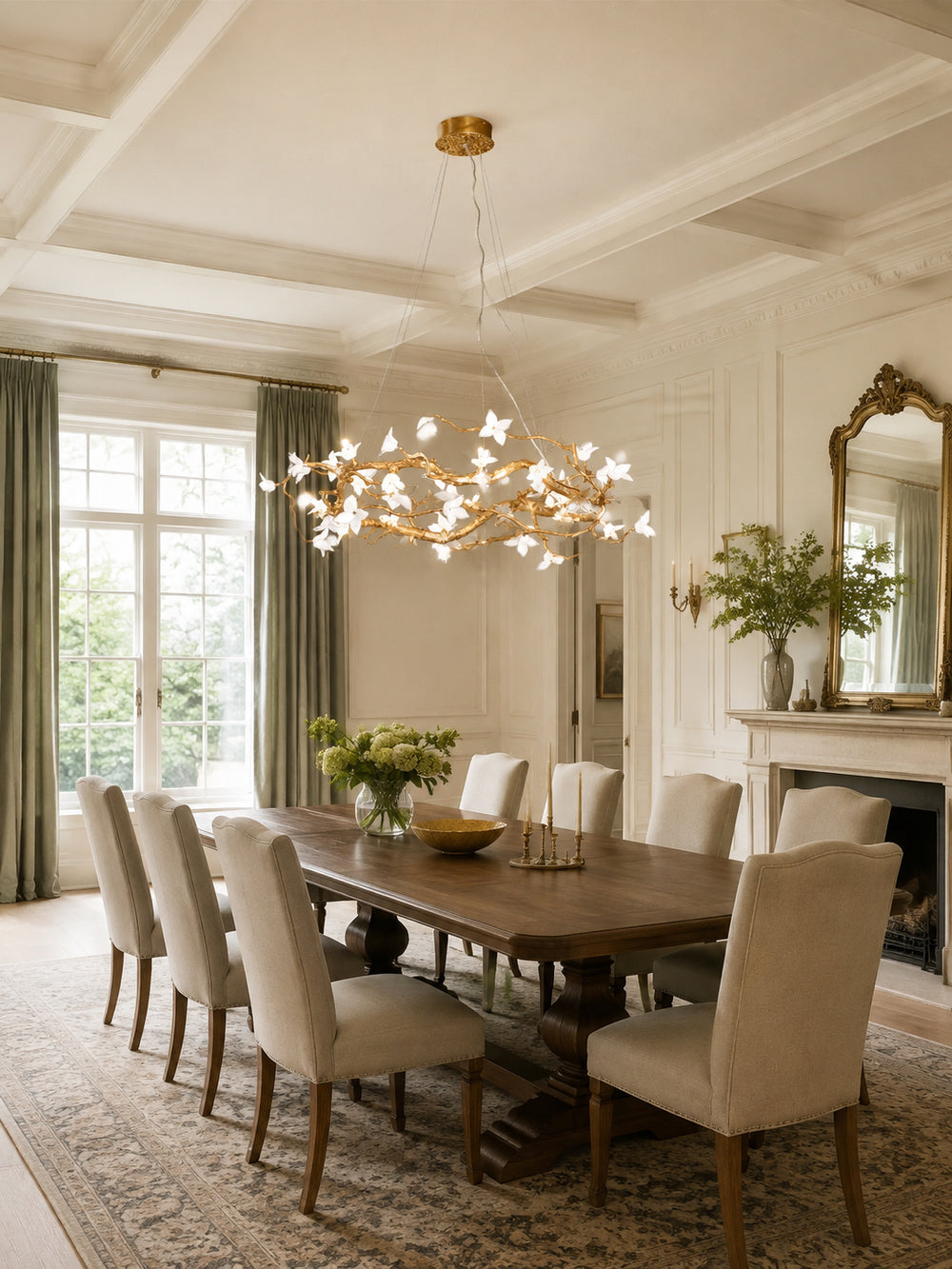 Willow Flower Chandelier – detail 2