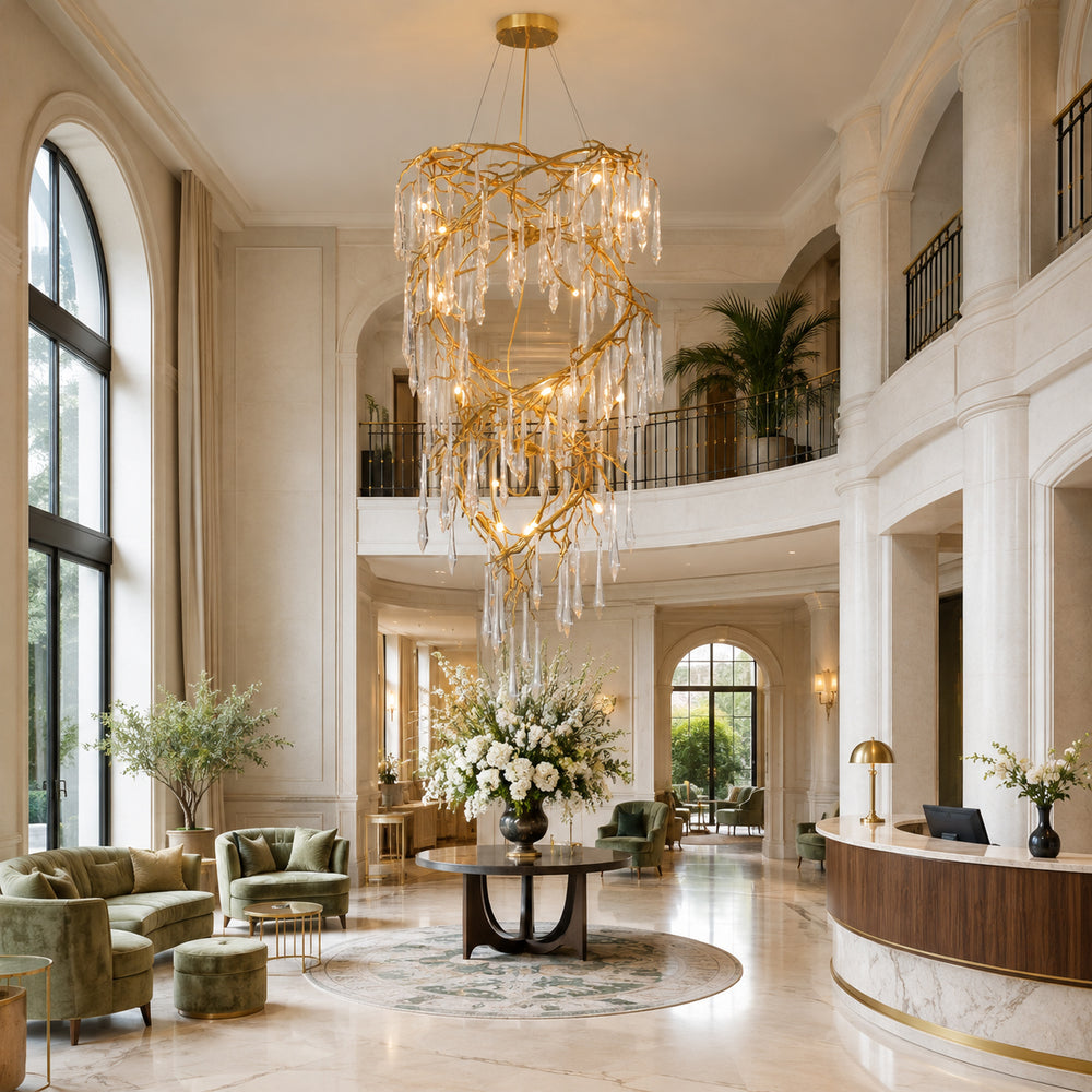 Rivulet Crystal Chandelier – detail 2