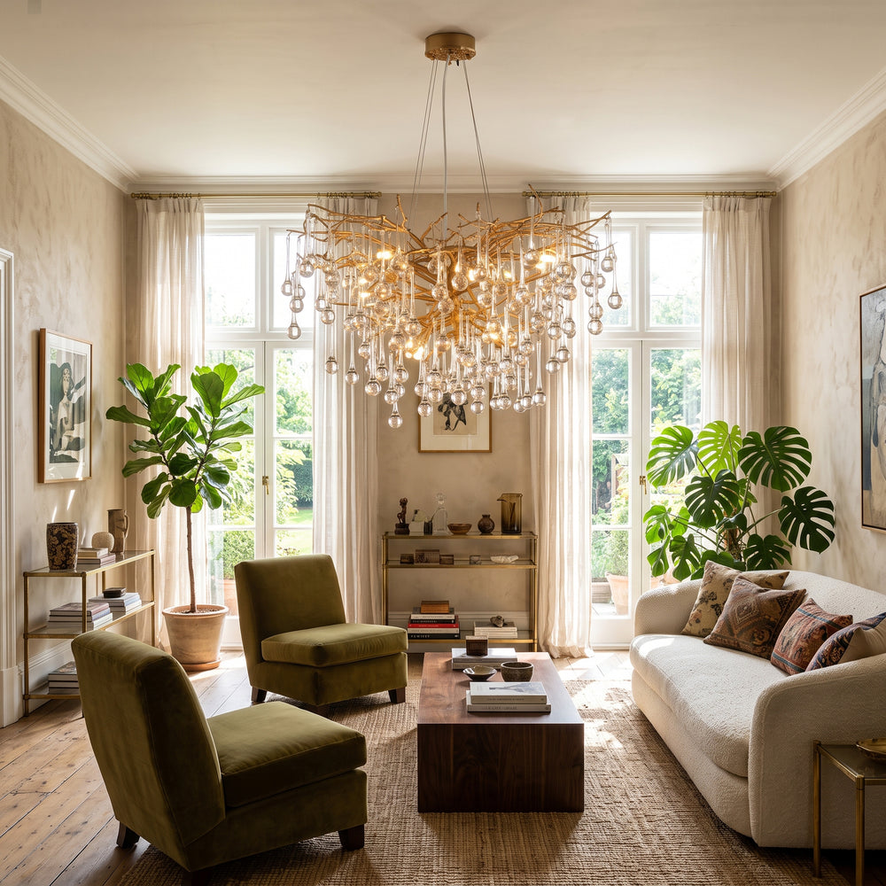 Avesta Branch Cascade Chandelier – detail 2